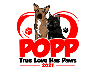 POPP (Pet Overpopulation Prevention  logo design by ElonStark