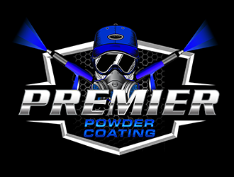 Premier Powder Coating logo design by 3Dlogos