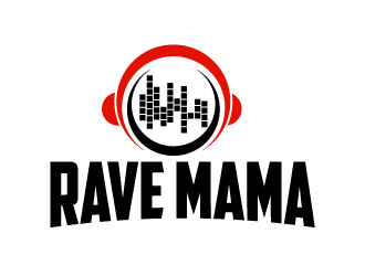 Rave Ma2 or Rave Mama logo design by ElonStark