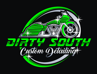 Dirty South Custom Detailing logo design by Rizqy