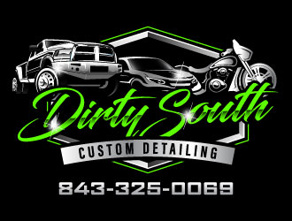 Dirty South Custom Detailing logo design by daywalker