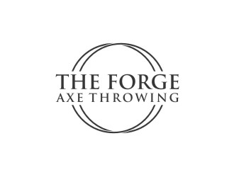 The Forge Axe Throwing logo design by bombers