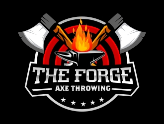 The Forge Axe Throwing logo design by rizuki