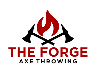 The Forge Axe Throwing logo design by cintoko