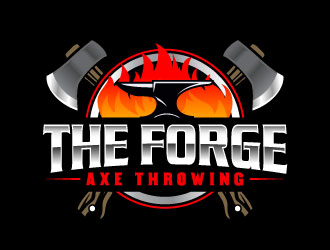 The Forge Axe Throwing logo design by daywalker