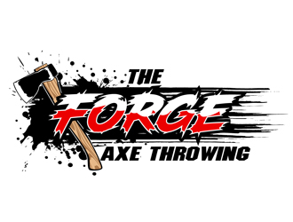 The Forge Axe Throwing logo design by DreamLogoDesign