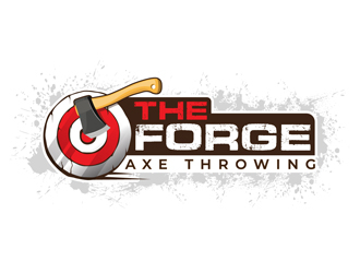 The Forge Axe Throwing logo design by DreamLogoDesign