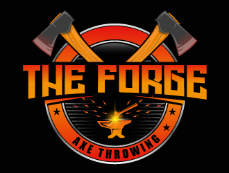 The Forge Axe Throwing logo design by Suvendu