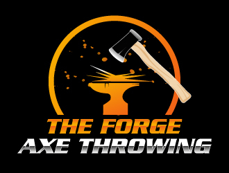 The Forge Axe Throwing logo design by Suvendu