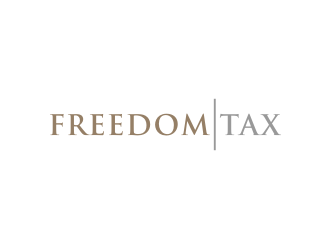 Freedom Tax  logo design by Artomoro