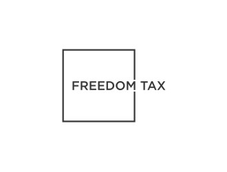 Freedom Tax  logo design by bombers