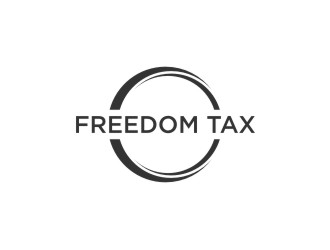 Freedom Tax  logo design by bombers