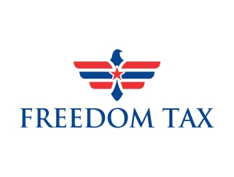 Freedom Tax  logo design by cikiyunn