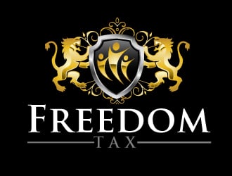 Freedom Tax  logo design by ElonStark