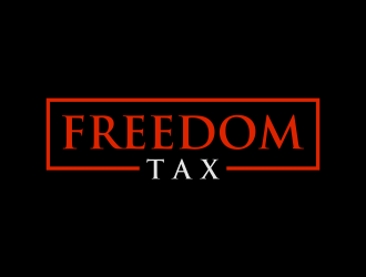 Freedom Tax  logo design by mukleyRx