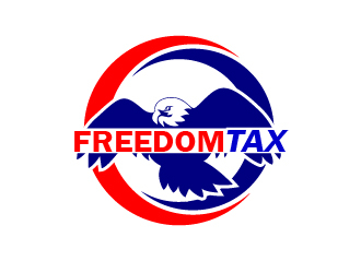 Freedom Tax  logo design by chumberarto