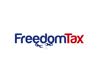Freedom Tax  logo design by dhe27