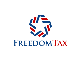 Freedom Tax  logo design by lexipej