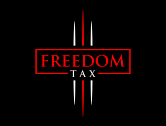 Freedom Tax  logo design by mukleyRx