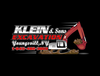 Klein & sons Excavation logo design by Msinur