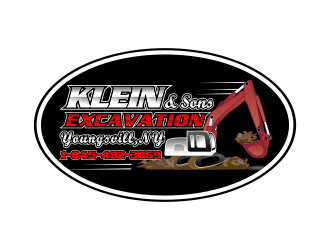 Klein & sons Excavation logo design by Msinur