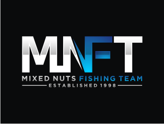 Mixed nuts fishing team logo design by Artomoro