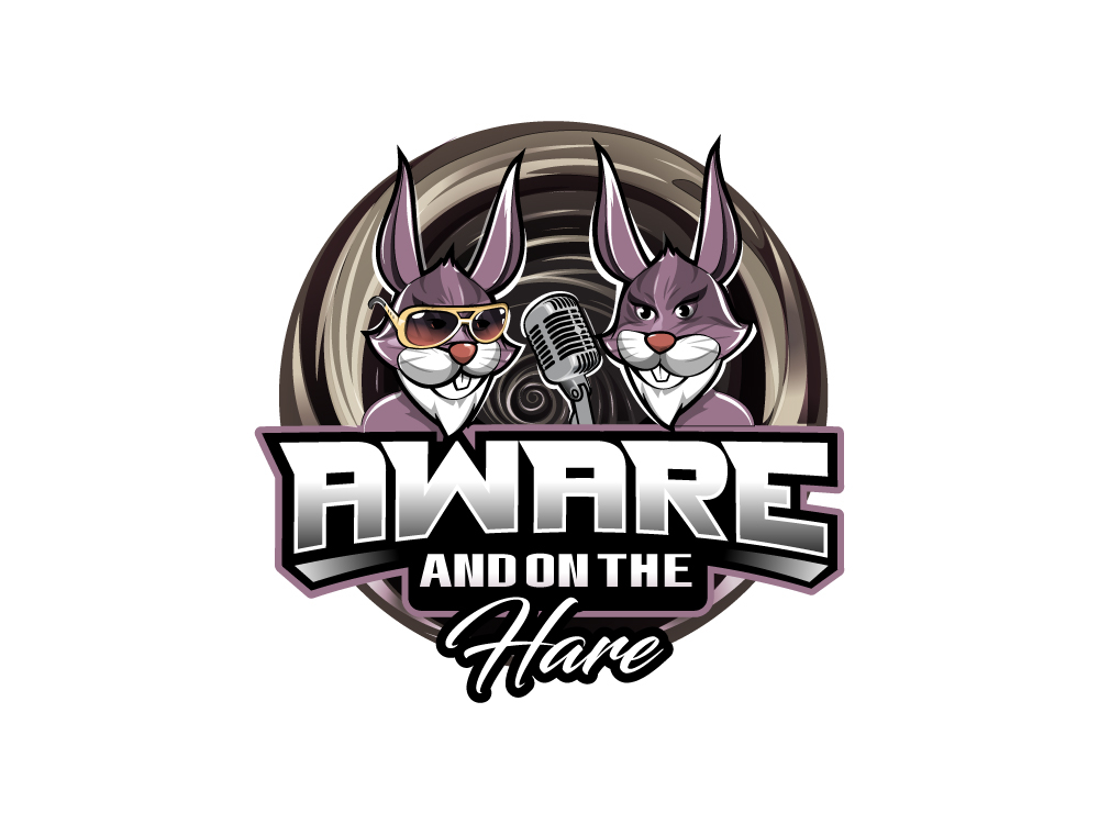 Aware and on the Hare logo design by Gelotine