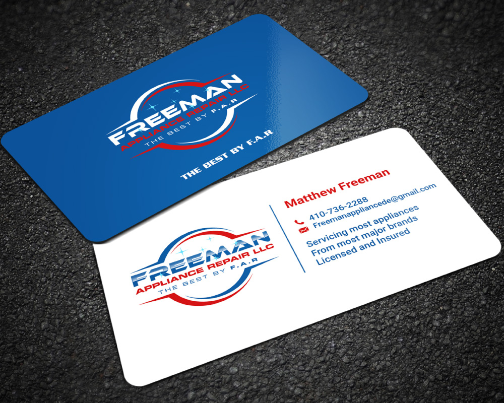 Freeman Appliance Repair LLC logo design by Boomstudioz