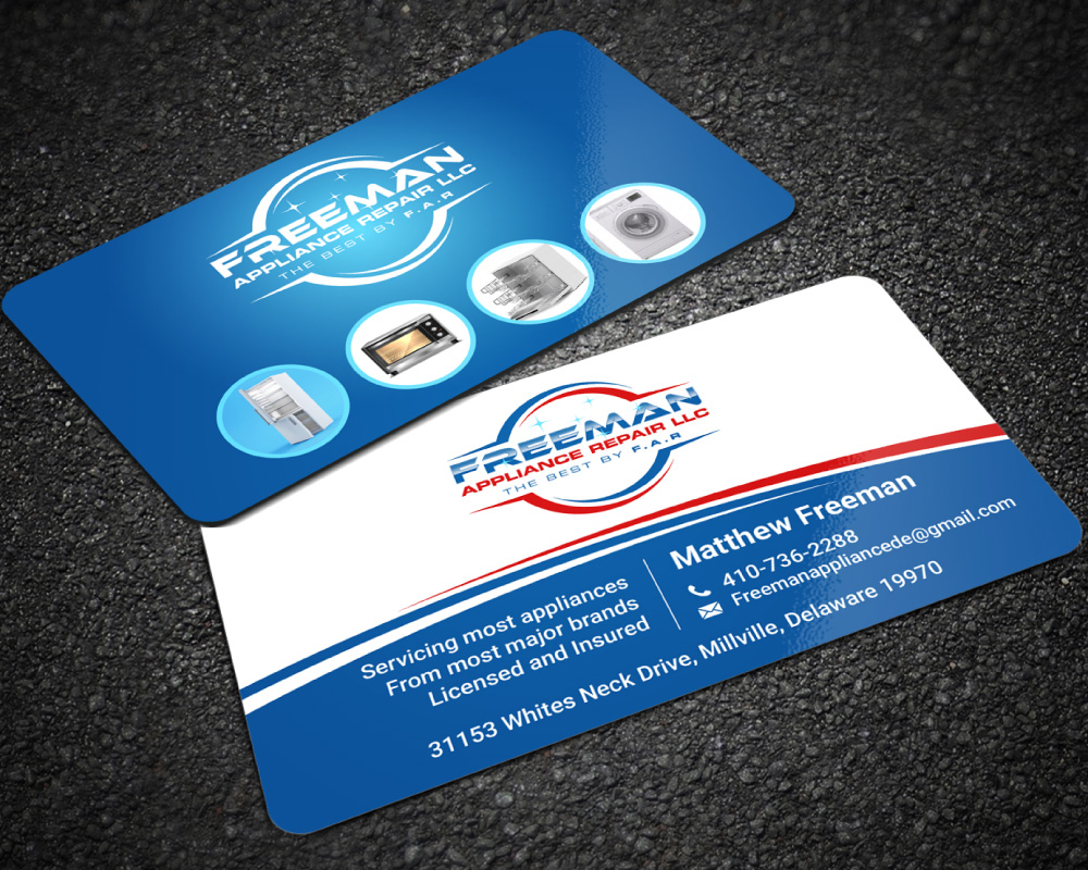 Freeman Appliance Repair LLC logo design by Boomstudioz