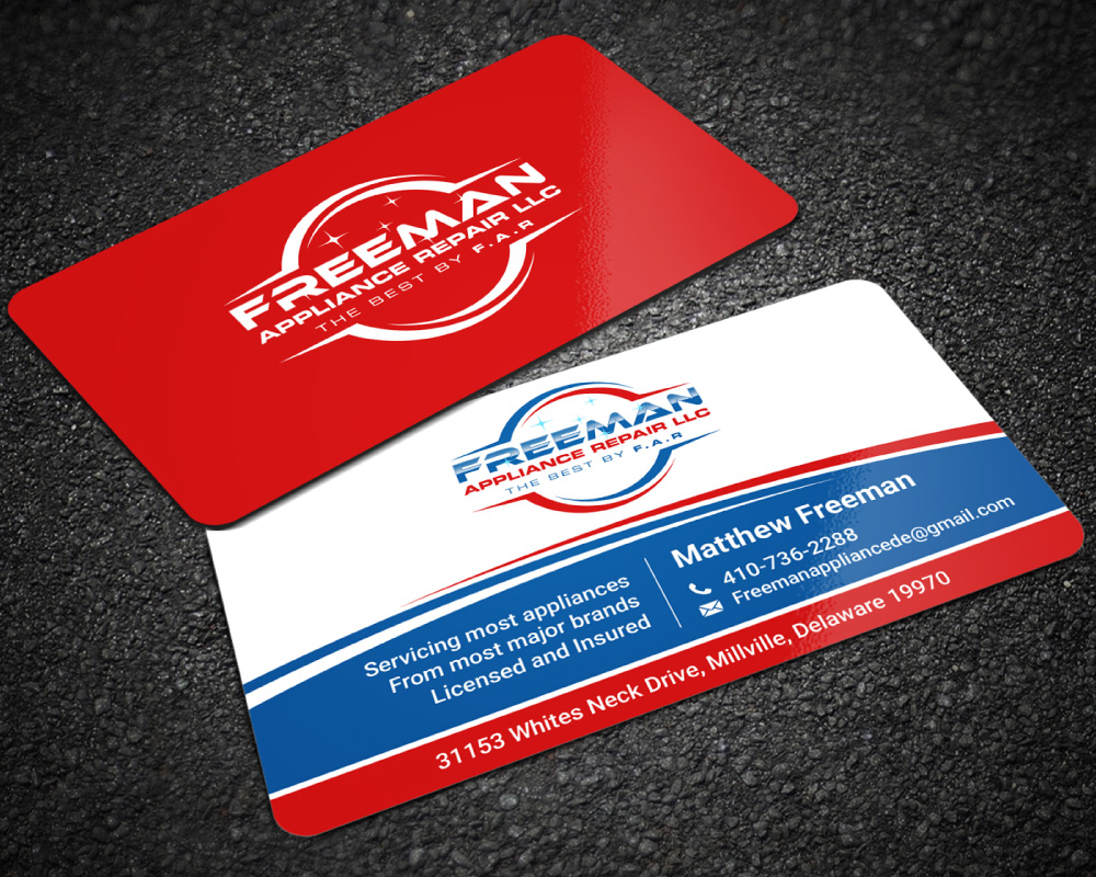 Freeman Appliance Repair LLC logo design by Boomstudioz