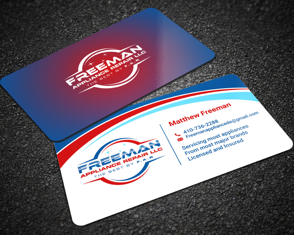 Freeman Appliance Repair LLC logo design by Boomstudioz