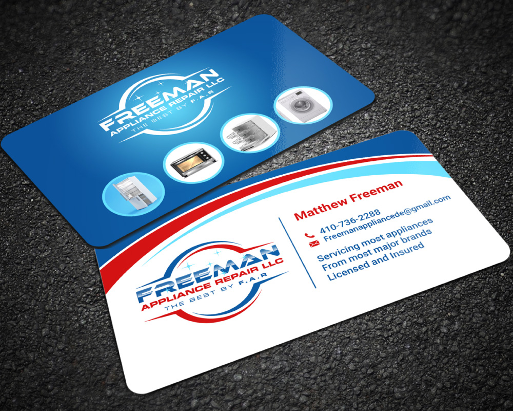 Freeman Appliance Repair LLC logo design by Boomstudioz