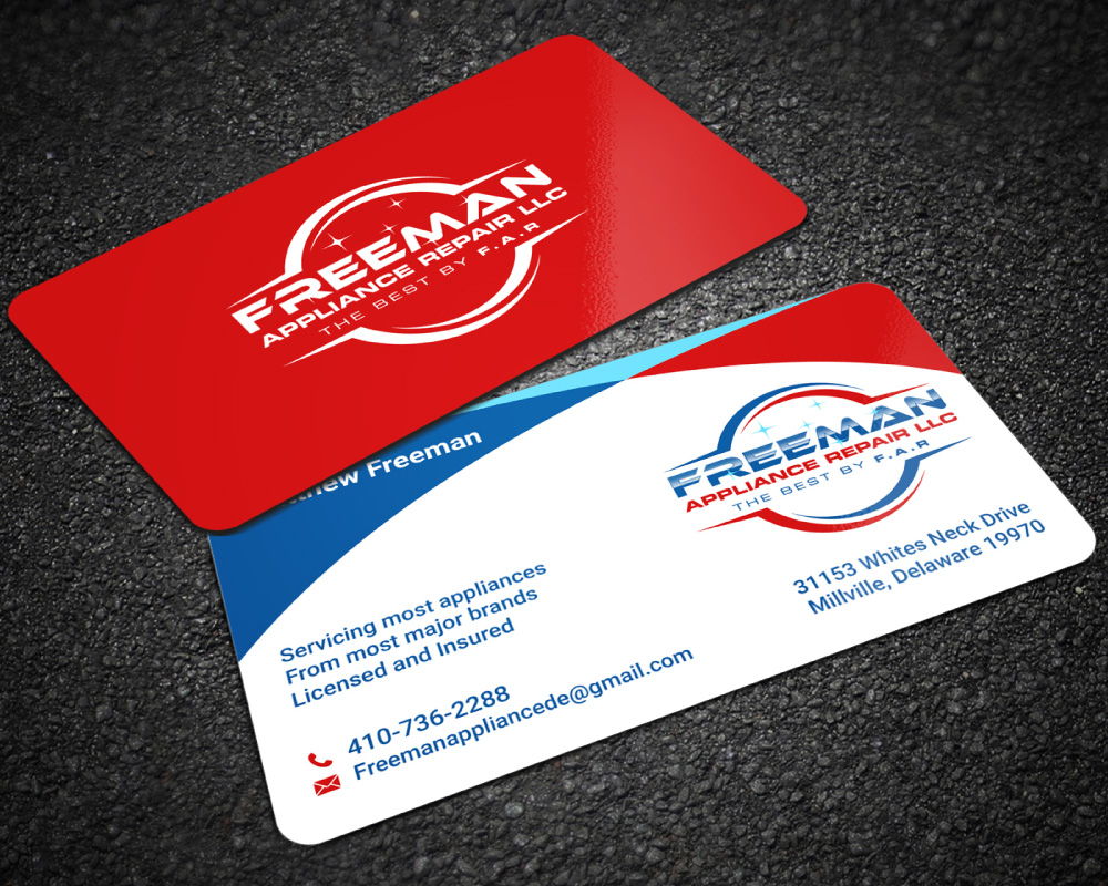 Freeman Appliance Repair LLC logo design by Boomstudioz