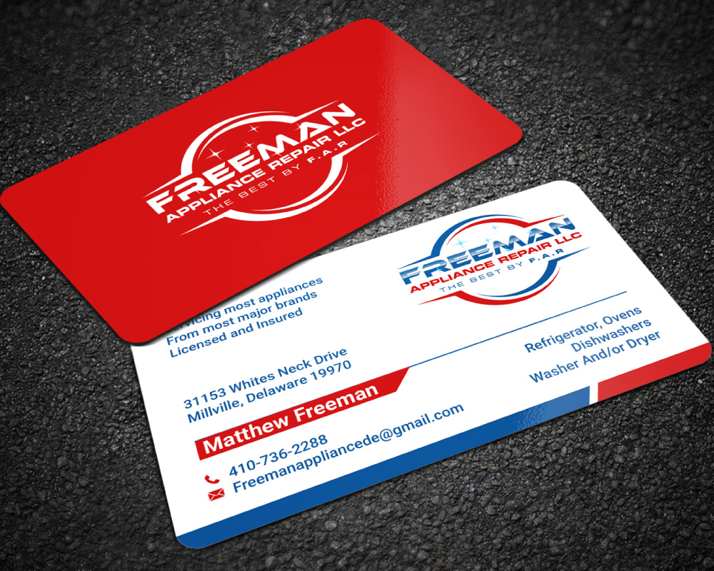 Freeman Appliance Repair LLC logo design by Boomstudioz