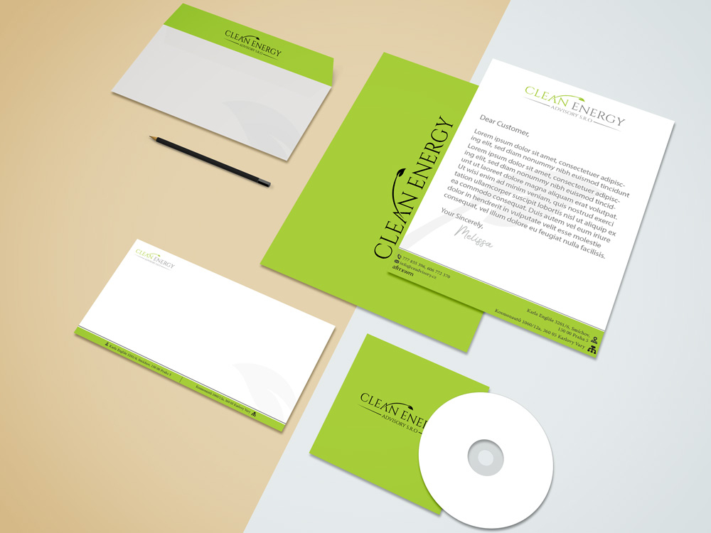 Clean Energy Advisory s.r.o. logo design by grea8design