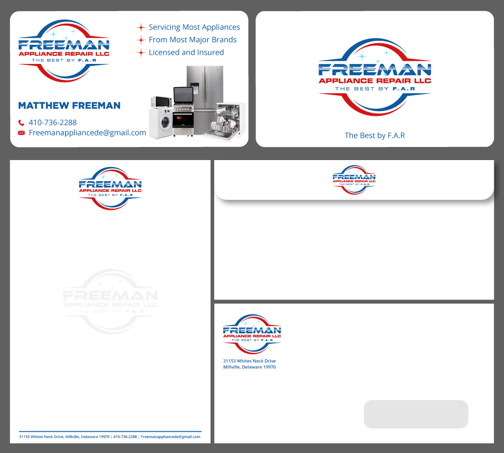 Freeman Appliance Repair LLC logo design by Gelotine