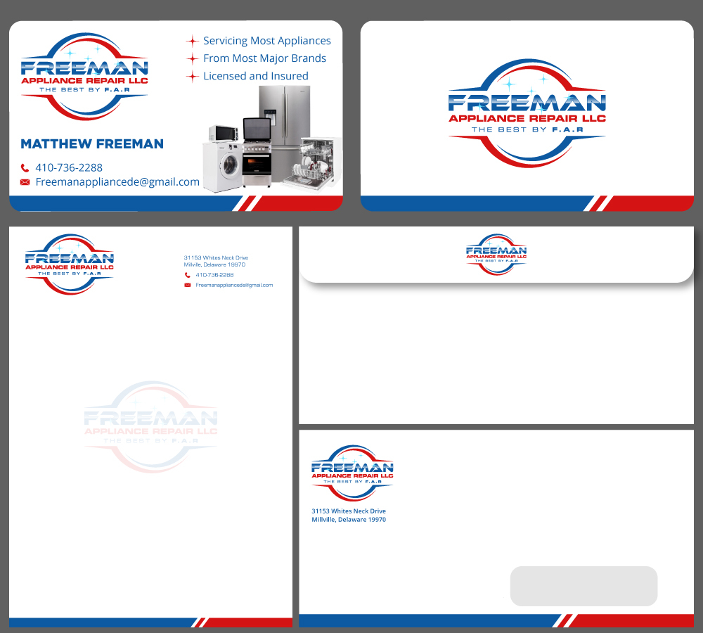 Freeman Appliance Repair LLC logo design by Gelotine