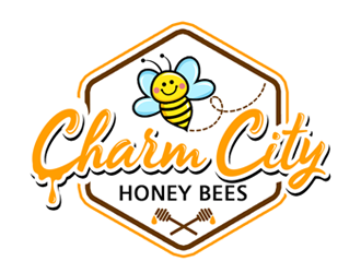 Charm City Honey Bees logo design by ingepro