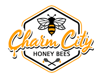 Charm City Honey Bees logo design by ingepro