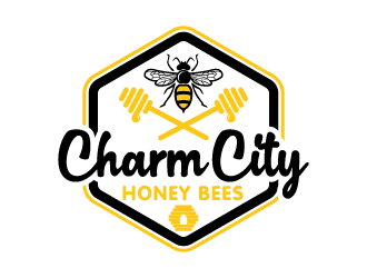 Charm City Honey Bees logo design by jaize