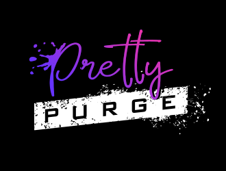 Pretty Purge logo design by M J