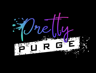 Pretty Purge logo design by M J