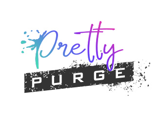 Pretty Purge logo design by M J
