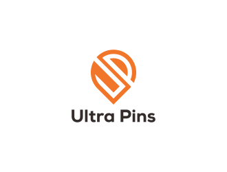 Ultra Pins logo design by pel4ngi