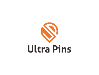 Ultra Pins logo design by pel4ngi