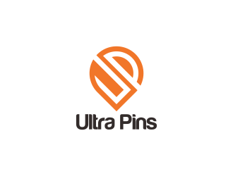 Ultra Pins logo design by pel4ngi