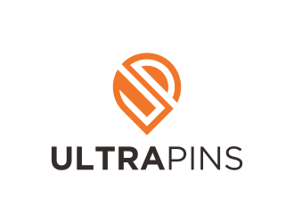 Ultra Pins logo design by pel4ngi