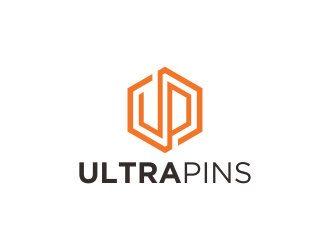 Ultra Pins logo design by pel4ngi