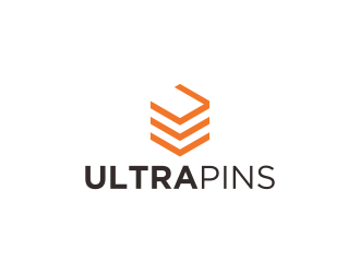 Ultra Pins logo design by pel4ngi