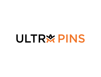 Ultra Pins logo design by pel4ngi